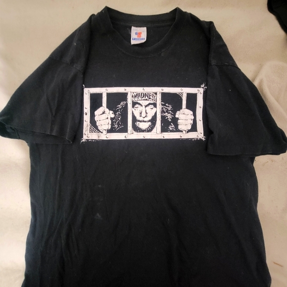RARE! 1996 MACHO MAN RANDY SAVAGE SINGLE STITCH WCW SHIRT - Picture 1 of 5